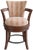 Transitional Set of 4 Swaim Griswold Transitional Swivel Bar Stools in Cowtan & Tout Fabric For Sale - Image 3 of 7
