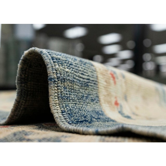 Textile Turkish Oushak Antique Look Rug 11'11" x 14'8" #21309 For Sale - Image 7 of 8