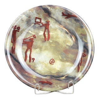 Plate from Millennium to Millennium On the Signs of the Times, Porcelain from Rörstrand, 2000 For Sale