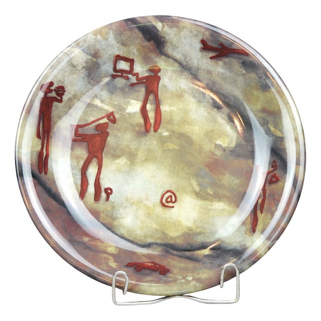 Plate from Millennium to Millennium On the Signs of the Times, Porcelain from Rörstrand, 2000 For Sale