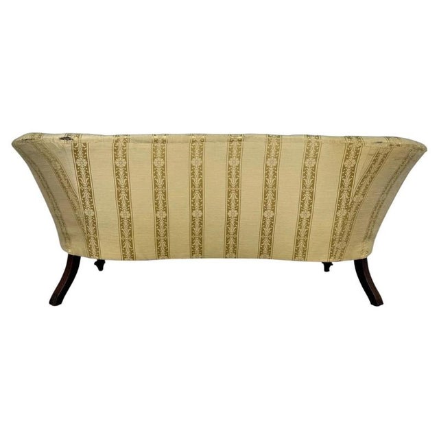 19th Century English Mahogany Settee For Sale - Image 6 of 15