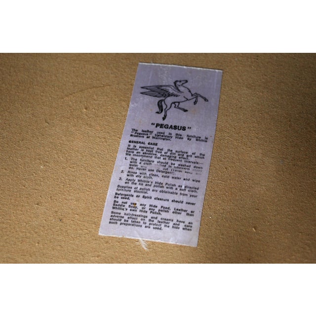 Vintage Pair of Brown Honey Leather Chesterfield Club Chairs — England, Circa 1950 For Sale - Image 18 of 18