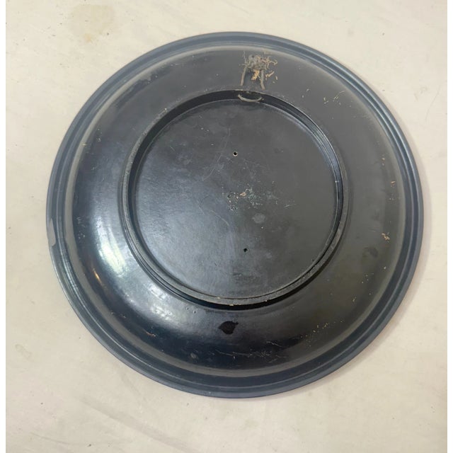 Ceramic Antique 19th Century j.m. Buccaneer Rubens Terracotta Pottery Relief Wall Plate For Sale - Image 7 of 10