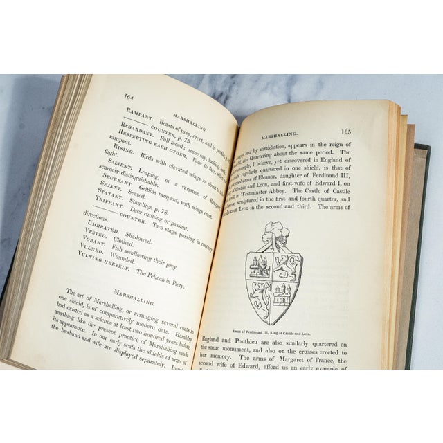 The Pursuivant of Arms English Heraldry Coat of Arms Reference Armorial Antique Victorian Book For Sale In New York - Image 6 of 11