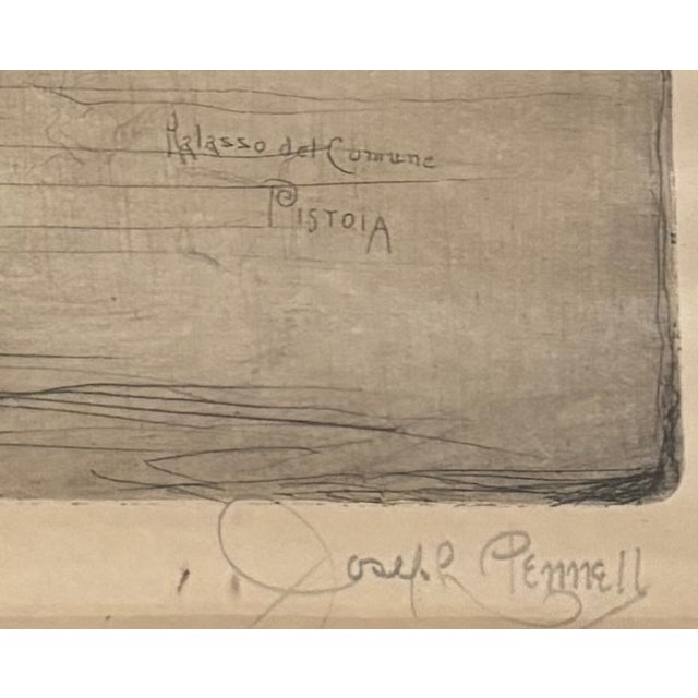 The Story A museum-quality addition to any architectural or fine art collection. This 1883 etching by the legendary...