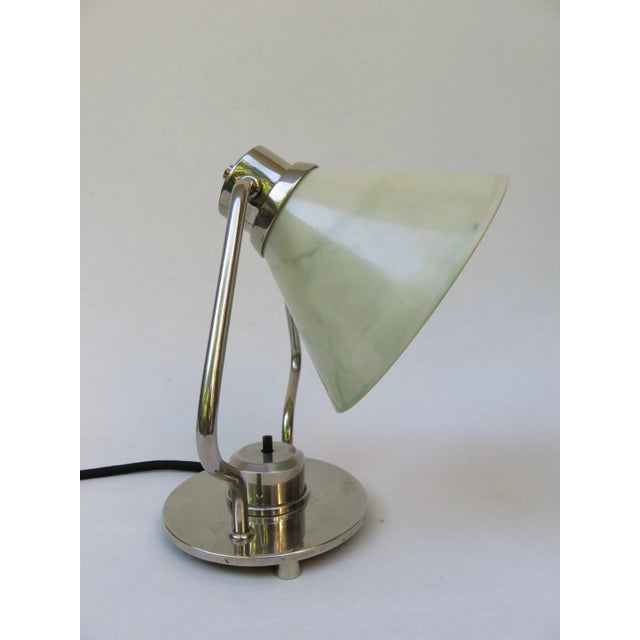 Art Deco Nickel-Plated Table Lamps, Set of 2 For Sale - Image 14 of 18