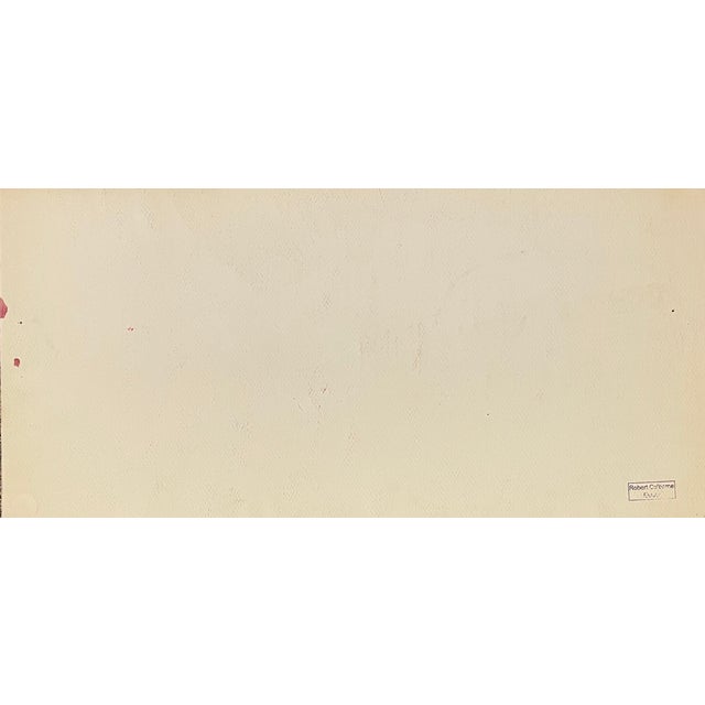 1953 Robert Colborne Interior Still Life Watercolor For Sale - Image 4 of 4