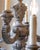 20th Century French Carved and Painted Wood Twelve-Light Chandelier For Sale - Image 4 of 18
