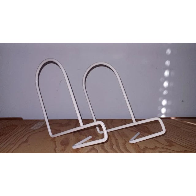 White Bookends by Nisse Strinning for String, 1960s, Set of 2 For Sale - Image 12 of 12