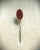 Beautiful late 19th C. Antique Goldstone stickpin in a 9K gold frame. Goldstone, a man-made glass with tiny copper flakes,...