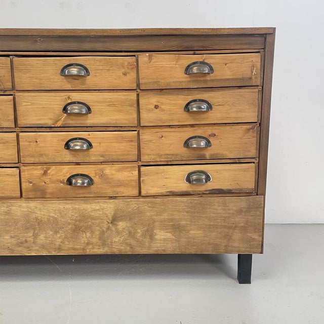 16 Drawer Shop Counter, 1930s For Sale - Image 3 of 11