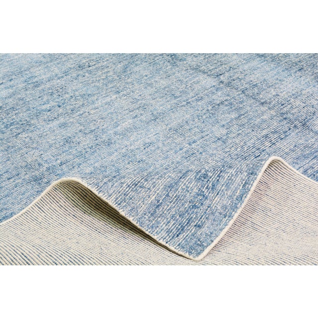 Early 21st Century Modern Hand Loom Minimalist Rug With Soft Texture,10'X14' For Sale In New York - Image 6 of 6