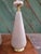 Rare pair of mid century modern ceramic table lamps with brass accents by Gerald Thurston for lightolier with a gorgeous...