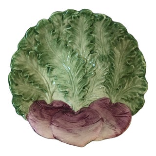 Vintage Fitz and Floyd Hand Painted Beet Dish For Sale
