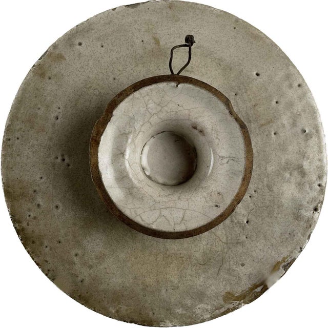 Antique Majolica Cake Stand, 1700s For Sale - Image 3 of 5