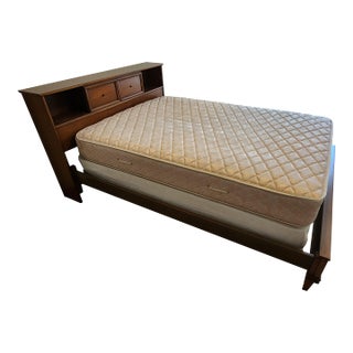 Kent Coffee Mid-Century Modern Bedframe For Sale