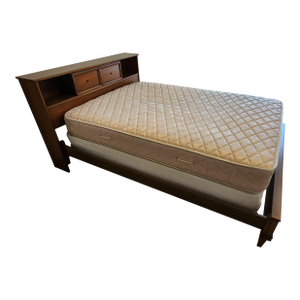 Kent Coffee Mid-Century Modern Bedframe