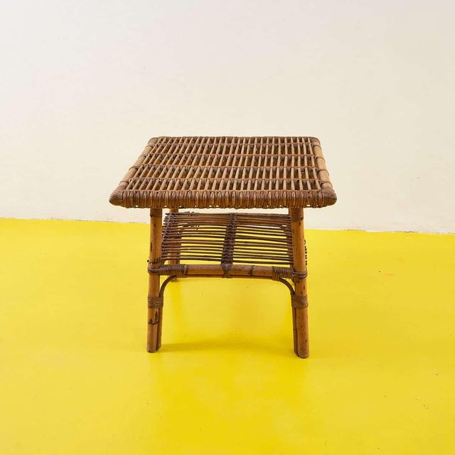 Bamboo Coffee Table, 1970s For Sale - Image 6 of 6