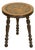 Dutch Lacquered Marquetry Stool For Sale