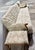Mid-Century Modern French Provincial Style Tufted Sofa, Chair and Footstool For Sale - Image 3 of 8