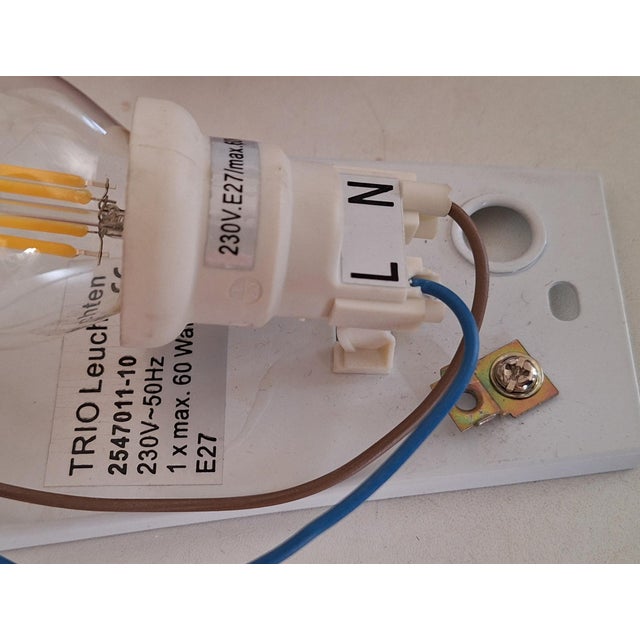 Vintage Wall Lamps in Red Glass from Trio Leuchten, 2010s, Set of 2 For Sale - Image 9 of 10