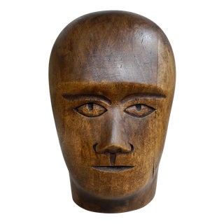 Wooden German Milliners Hat Mould, 1920 For Sale