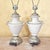 Vintage Pair of Neoclassical Trophy Urn Table Lamps in White Crackle Glaze – Made in Usa For Sale - Image 14 of 18