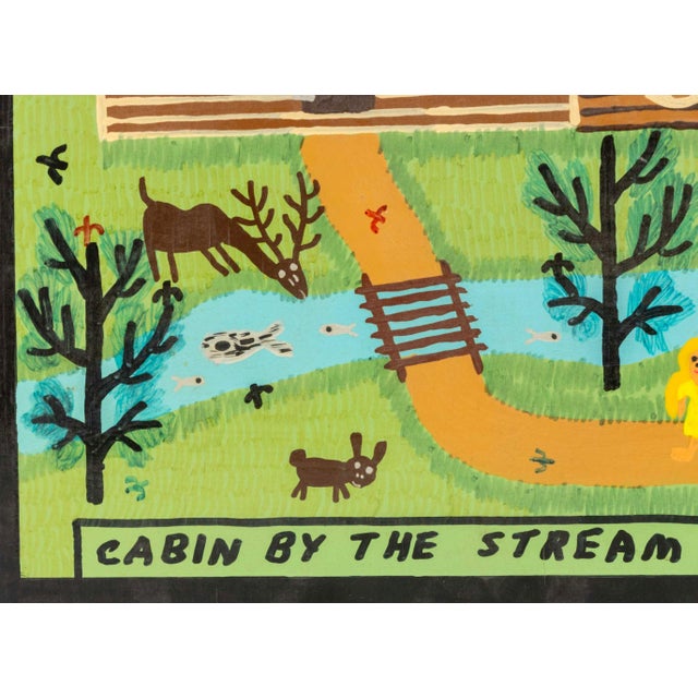 Roy Finster "Cabin by the Stream", 1993 For Sale In New York - Image 6 of 8
