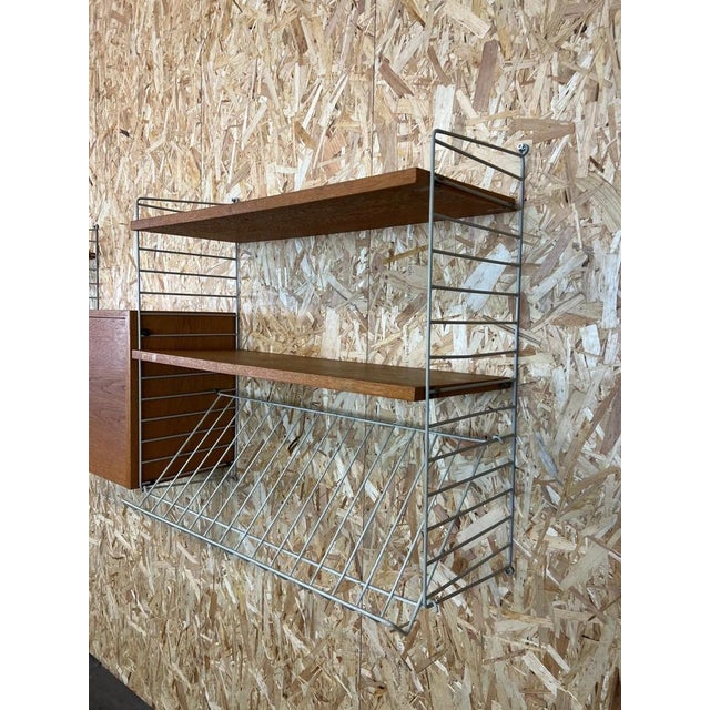 Brown Oak String Shelf by Kajsa & Nils Nisse Strinning For Sale - Image 8 of 18