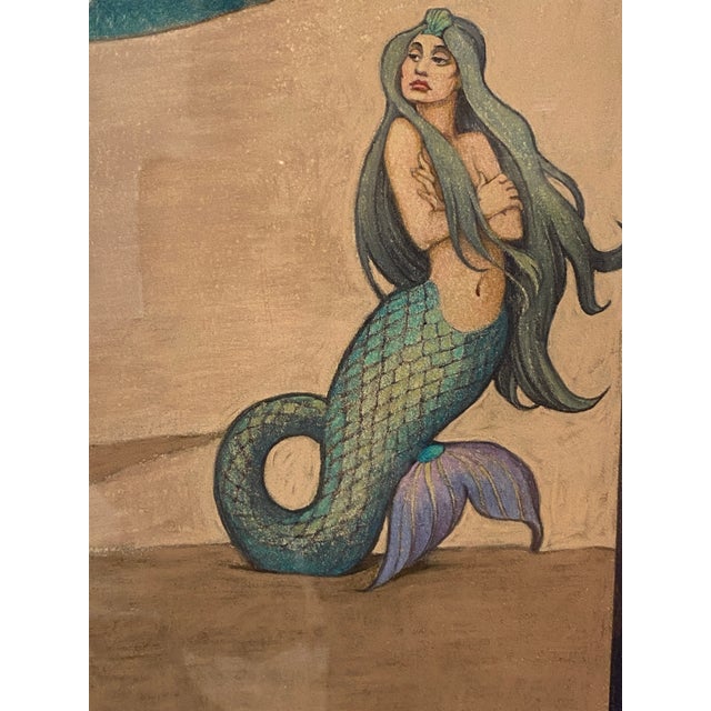 1990s Original Art From Childern's Book: Mermaid Tales From Around the World For Sale - Image 4 of 7