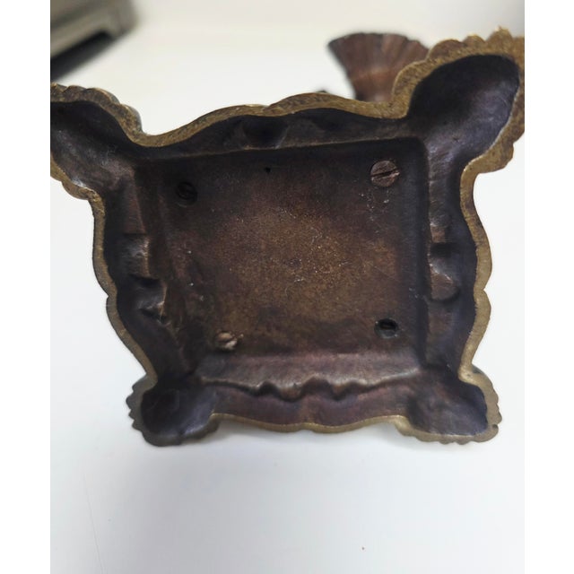 Antique Bronze Turkey Hearing Challenged Cigar Holder For Sale In New York - Image 6 of 6