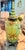 Celadon Large Hand-Painted Crackle Finish Lidded Decorative Ginger Jar With Pineapple Motif For Sale - Image 8 of 13