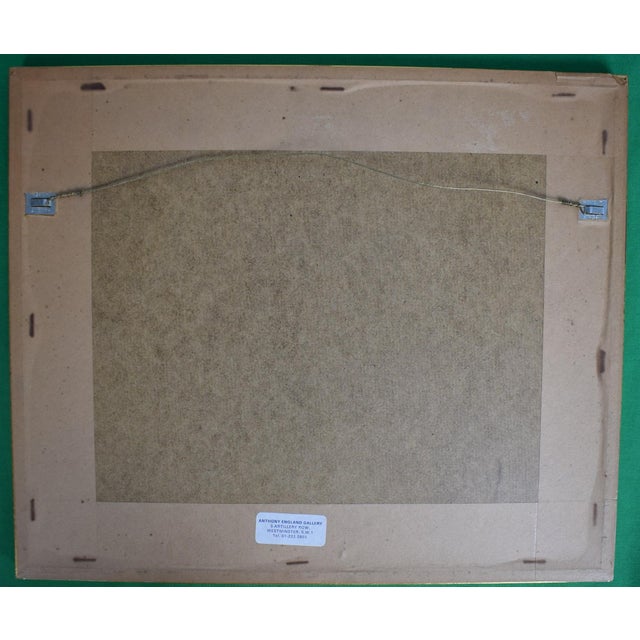 Art Sz: 6 1/2"H x 9 1/4"W Frame Sz: 11 3/4"H x 14"W Provenance: From The Collection of Nicholas Colquhoun-Denvers, former...