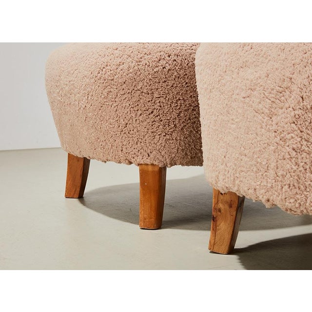 Swedish Lounge Chairs, 1940s, Set of 2 For Sale - Image 9 of 11