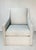 C. R. Laine Kendrick Swivel Chair in Thibaut Everly Spa Blue For Sale - Image 9 of 17