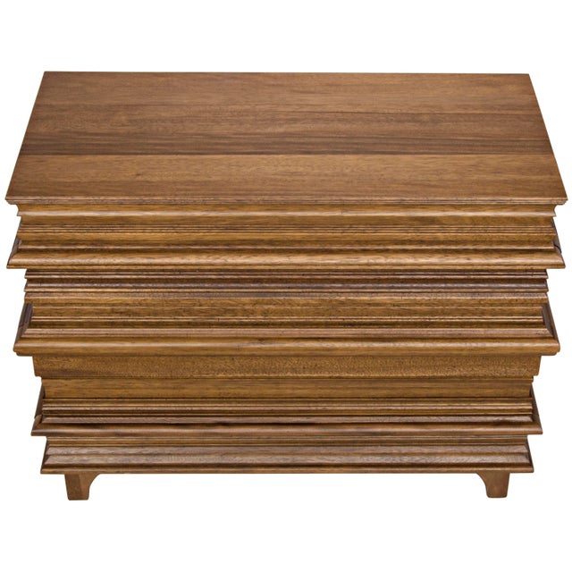Contemporary Bernard Chest in Dark Walnut For Sale - Image 3 of 7