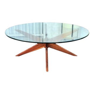 1960s Vintage Pearsall Style Coffee Table For Sale