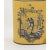 Metal A Pair of Vintage English Chinoiserie Hand-Painted Yellow Tea Canister Table Lamps For Sale - Image 7 of 8