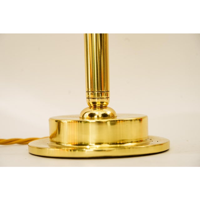 Gold Vintage Art Deco Table Lamp, 1920s For Sale - Image 8 of 16