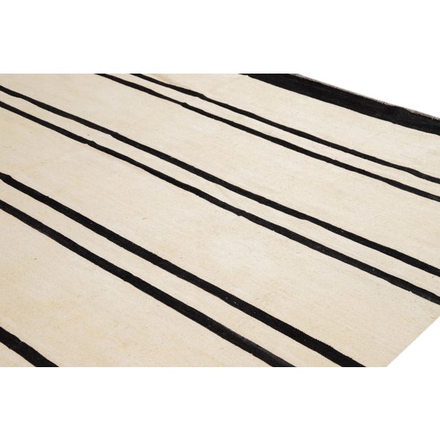 21st Century Modern Flatweave Kilim Rug For Sale - Image 10 of 11