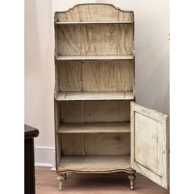 Diminutive Early 19th Century English Faux Bois Waterfall Bookcase For Sale - Image 9 of 14