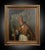 Antique oil painting on canvas depicting the bust of a cardinal from the second half of the 18th century. The figure...