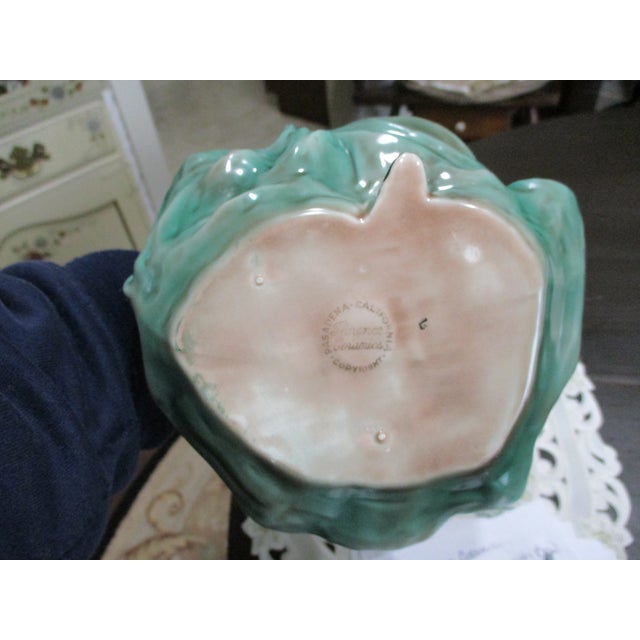 1950s Harder to Find Florence Ceramics Ava Pasadena California Dance Spanish Girl Bowl For Sale - Image 10 of 14