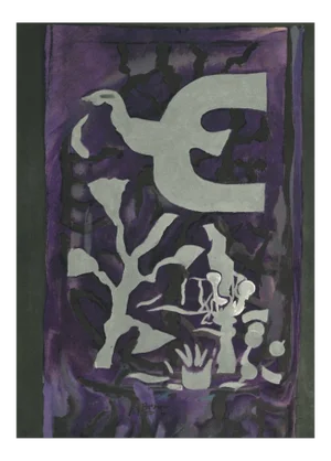Georges Braque - Composition from Derriere Le Miroir - Lithograph - 1964