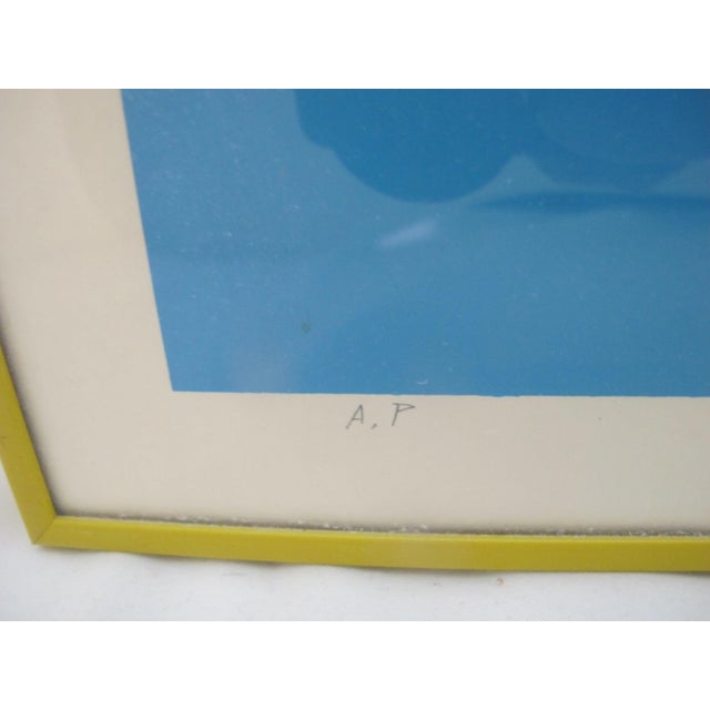 Masaaki Noda Signed Artist Proof Accordance 13 Framed Vintage Abstract Print For Sale In Portland, OR - Image 6 of 9
