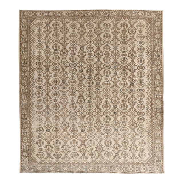 Antique Persian Malayer Rug, 10'09 X 12'02 For Sale
