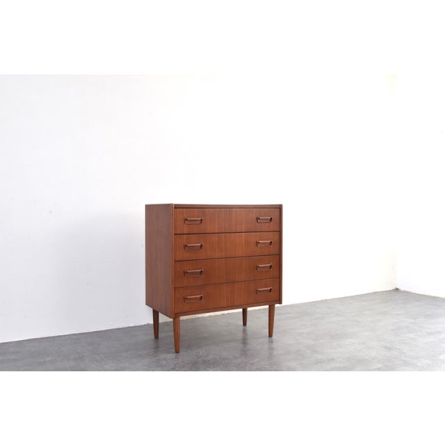 Brown Mid-Century Modern Danish Teak Chest of Drawers, 1960s For Sale - Image 8 of 16