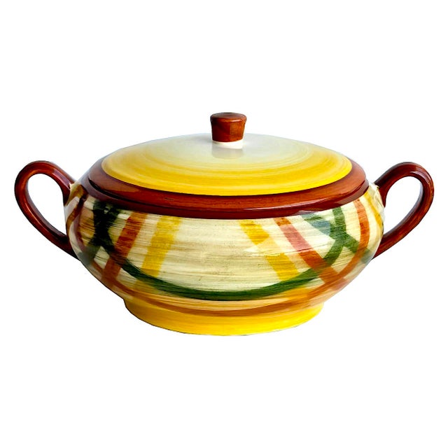 1950s 1940s Vernon Kilns/Vernonware Homespun Dinnerware, 9 Pieces For Sale - Image 5 of 14