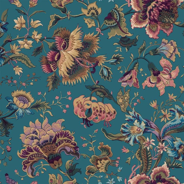 House of Hackney Majorelle Wallpaper - Azure, Sample For Sale