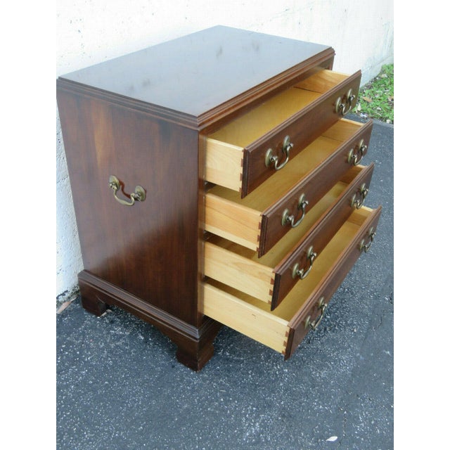 Ethan Allen Solid Cherry Vintage Small Nightstand Side End Table Chairish